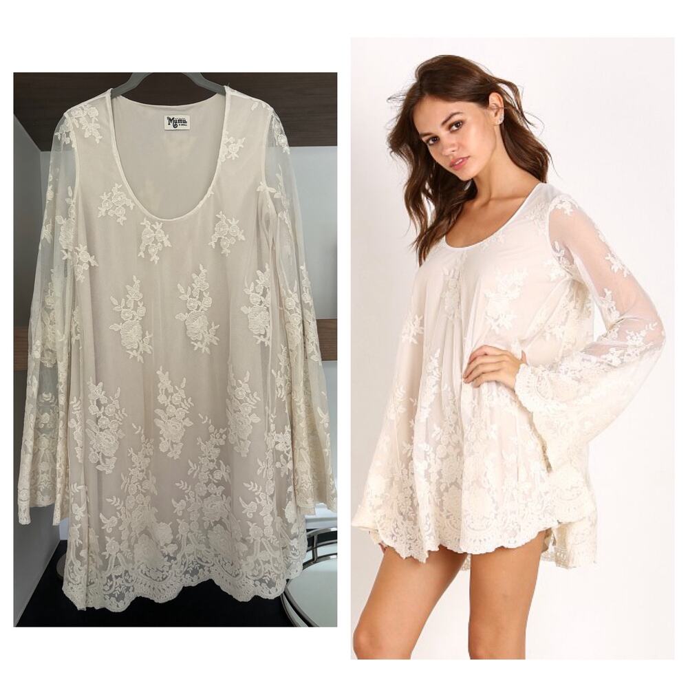 Show Me Your Mumu Lila Lace Fannie Flow Dress